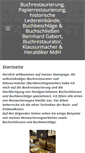 Mobile Screenshot of buchbeschlaege-buchrestauration.net
